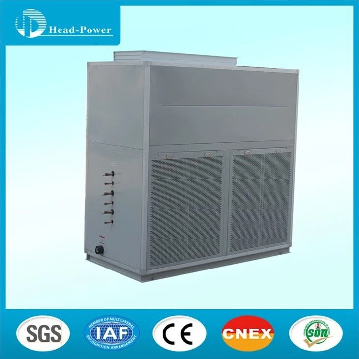 Vertical Ducted Type 20HP Central Air Conditioners in Iron Steel Workshop
